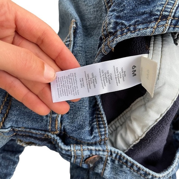 OshKosh B’gosh Carpenter Lined Denim Overalls - Picture 5 of 8